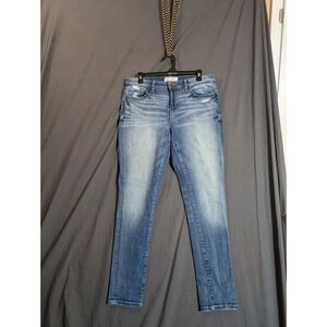 BKE Payton womens Jeans Mid Rise Skinny Fit Blue Denim 30 x 29.5